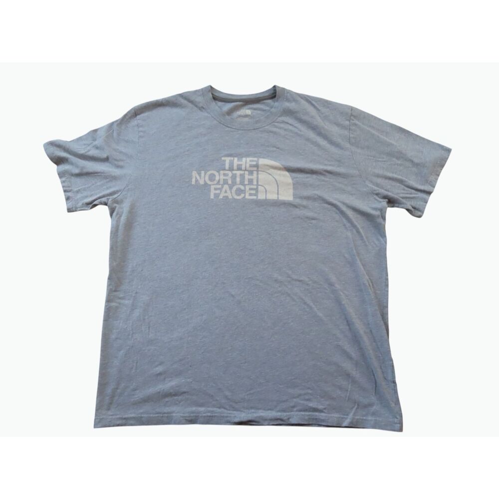 The North Face Men’s XL Classic Fit Logo T-Shirt Blue Gray Short Sleeve